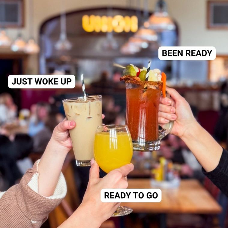Brunch, at three different speeds