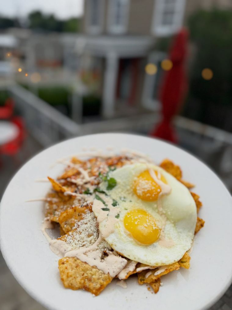 Eggs over easy on a Sunday
